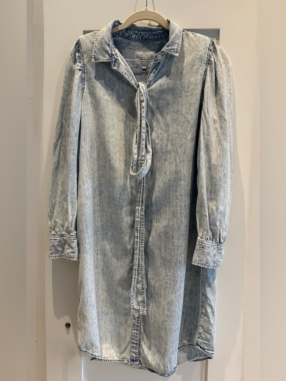 Rails Light Blue Denim Shirt with Rails Label
